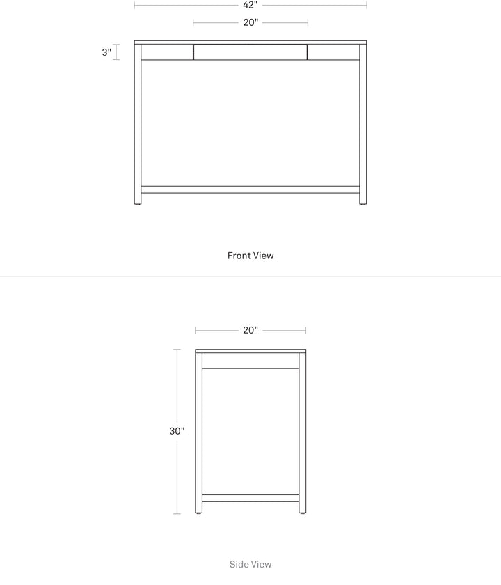 Open Plan Small Desk