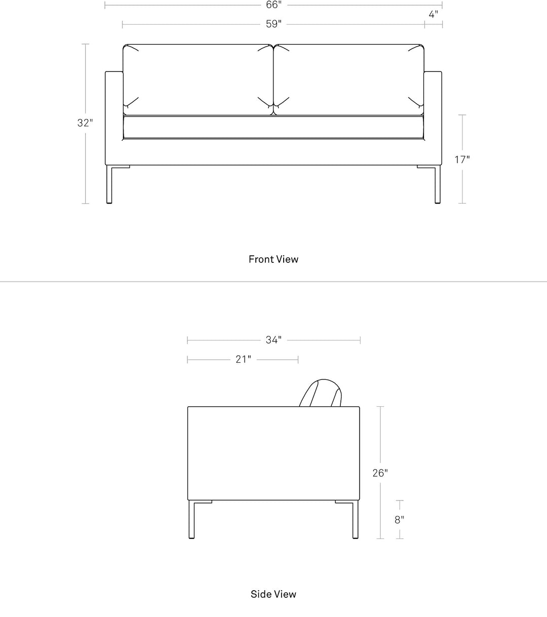 Paramount 66" Sofa