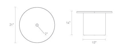 Plateau Medium Table