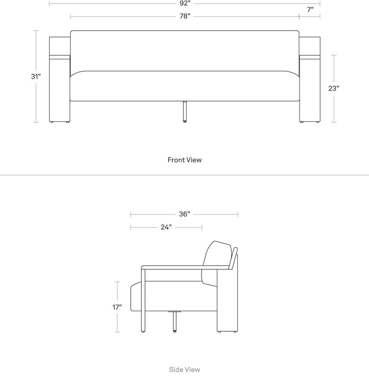 Ridge Outdoor Sofa