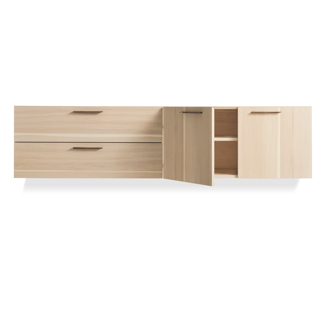 Shale 2 Door / 2 Drawer Wall-Mounted Cabinet