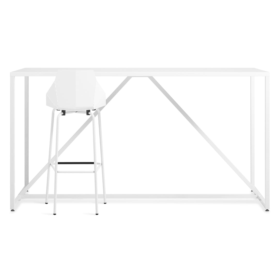 Strut 75" Large Bar Height Table