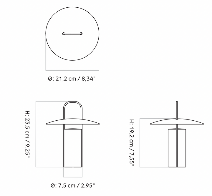 Ray Portable Table Lamp