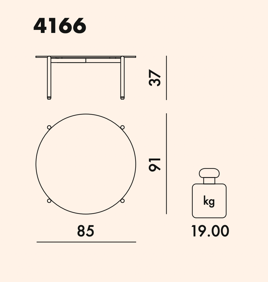 Undique Terrazzo Table