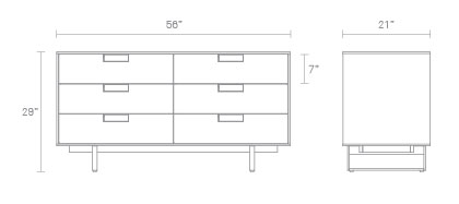 Series 11 6 Drawer Dresser