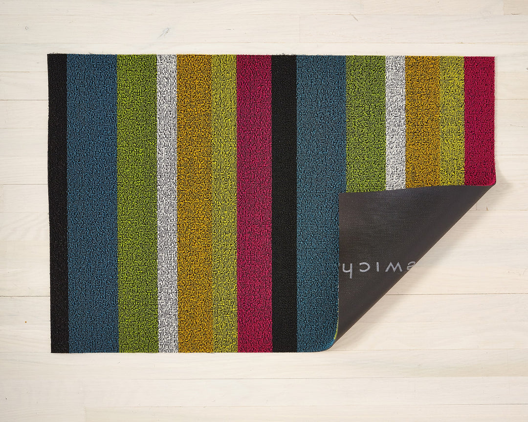Bold Stripe Shag Utility Mat