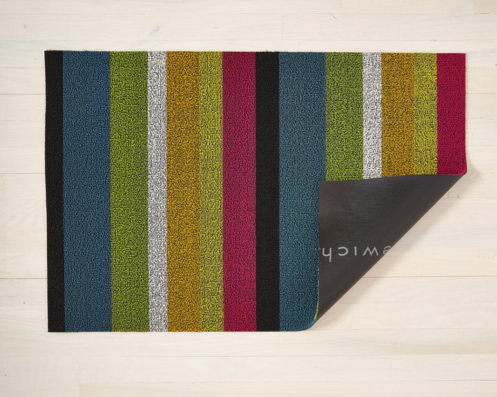 Bold Stripe Shag Utility Mat