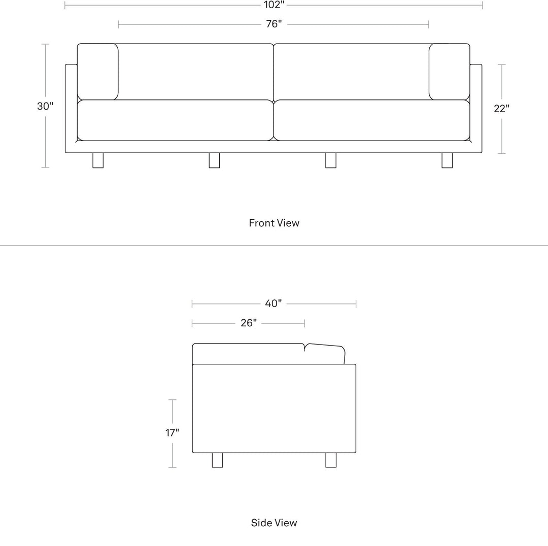 Sunday 102" Sofa