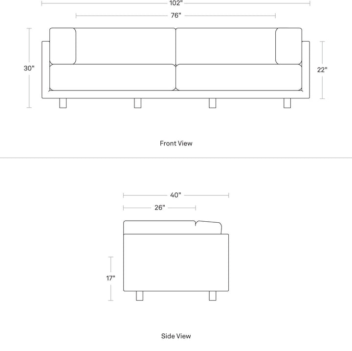 Sunday 102" Sofa