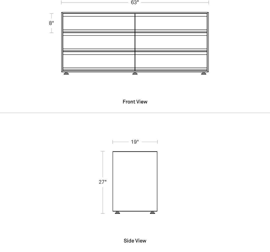 Superchoice 6 Drawer Dresser