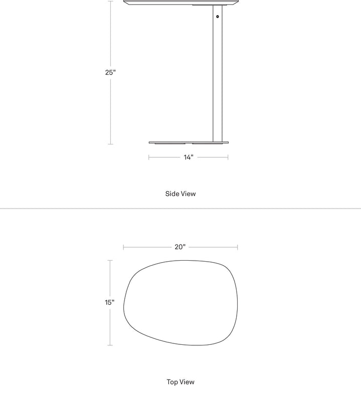 Swole Wood Tall Table