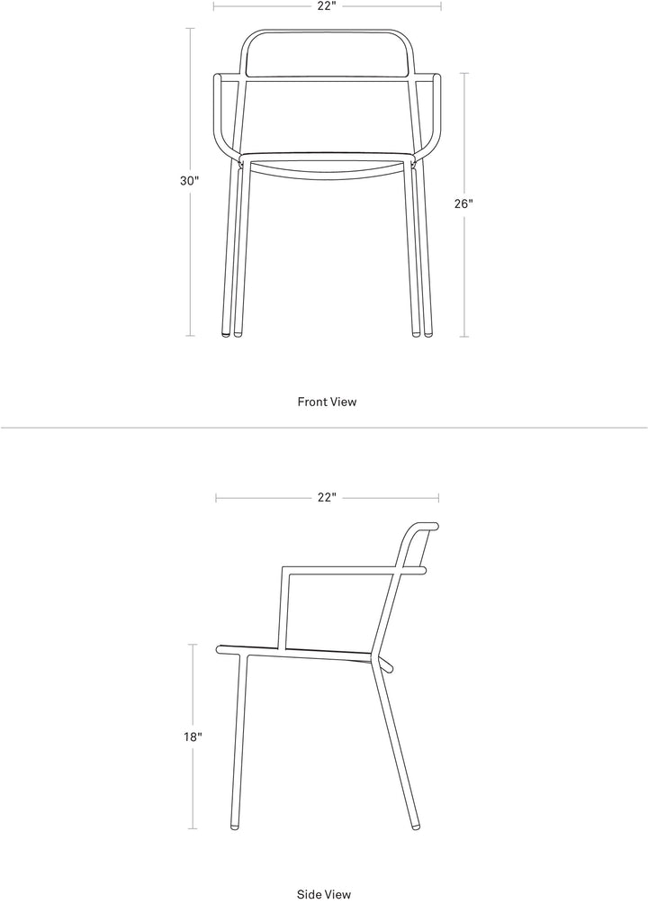 Trim Arm Chair