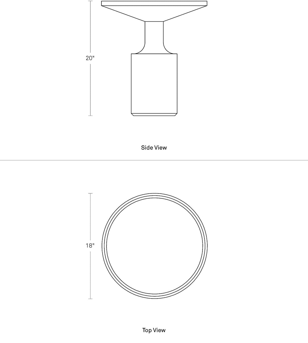 Turn Tall Side Table