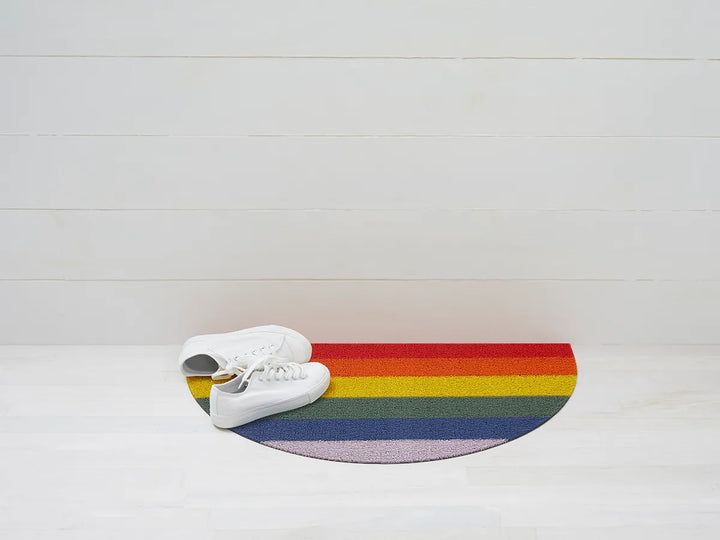 Pride Stripe Shag Mat
