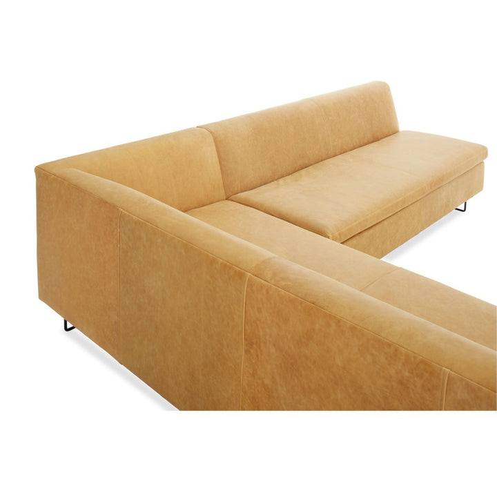 Bonnie & Clyde Leather Sectional Sofa