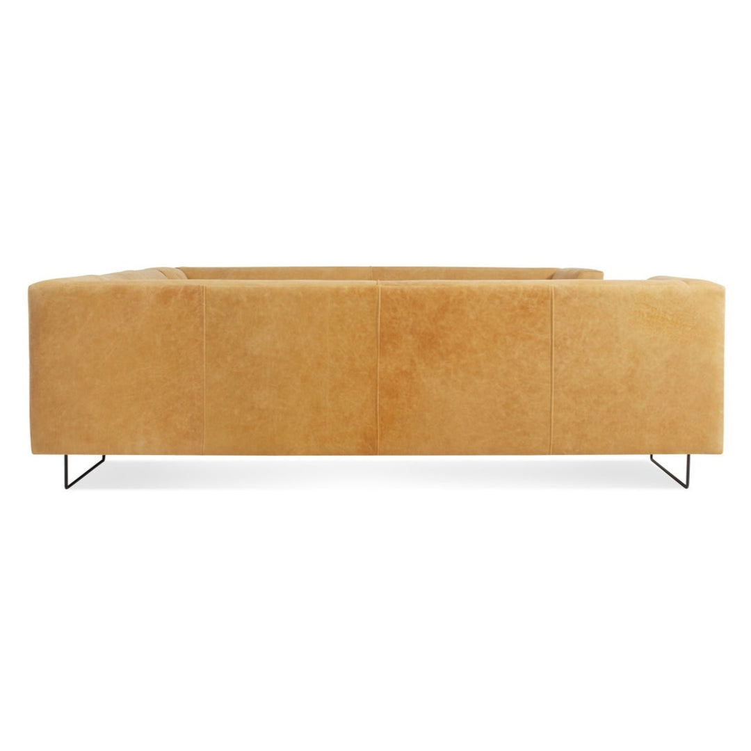 Bonnie & Clyde U-Shaped Leather Sectional Sofa