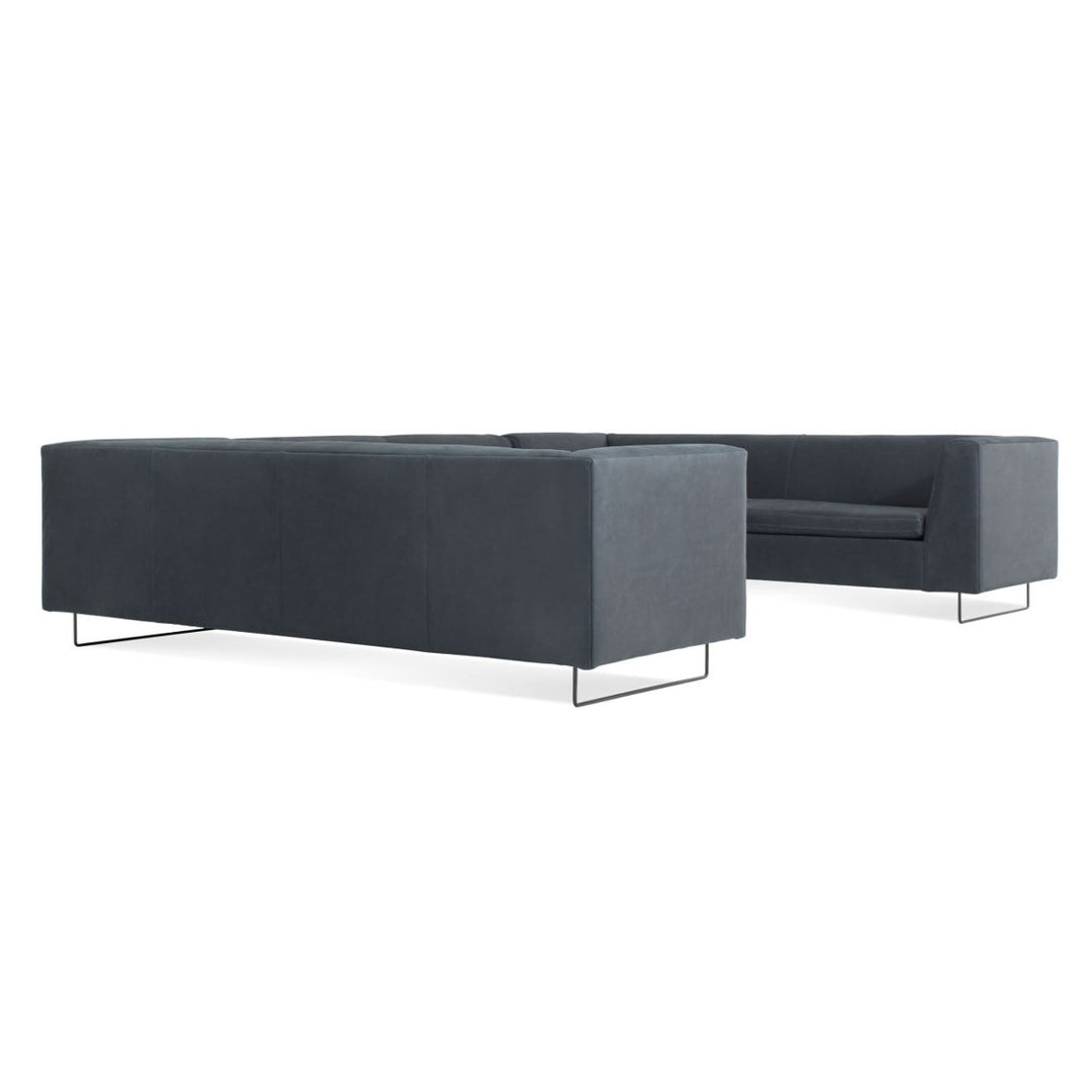 Bonnie & Clyde U-Shaped Leather Sectional Sofa