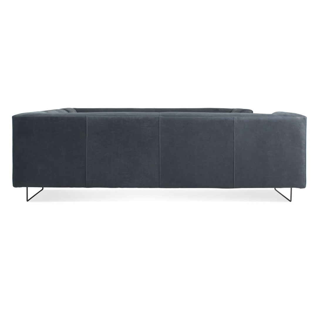 Bonnie & Clyde U-Shaped Leather Sectional Sofa