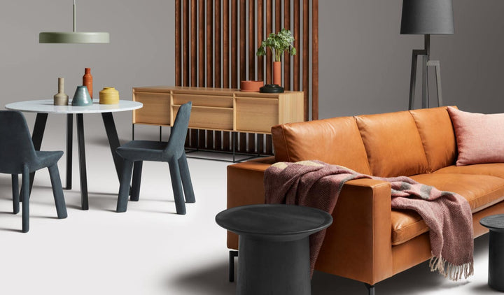 New Standard 92" Leather Sofa