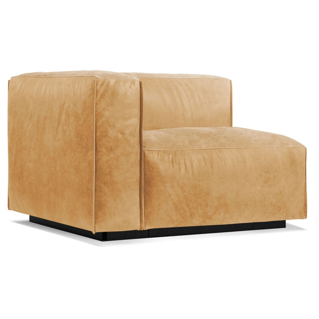 Cleon One Arm Leather Lounge Chair
