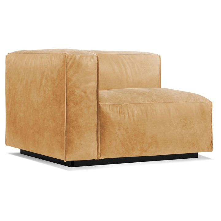 Cleon One Arm Leather Lounge Chair