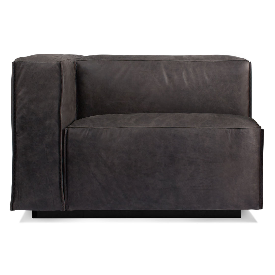 Cleon One Arm Leather Lounge Chair