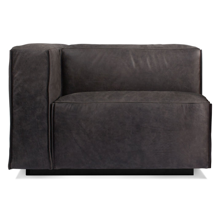 Cleon One Arm Leather Lounge Chair