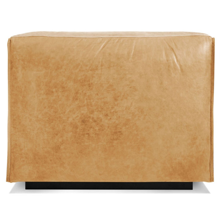 Cleon Armless Leather Lounge Chair