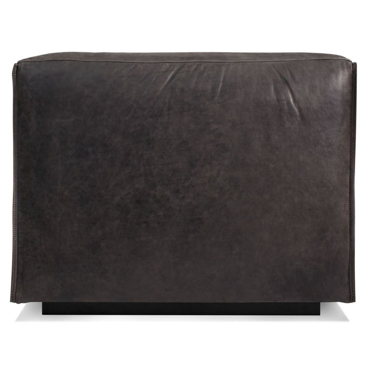 Cleon Armless Leather Lounge Chair
