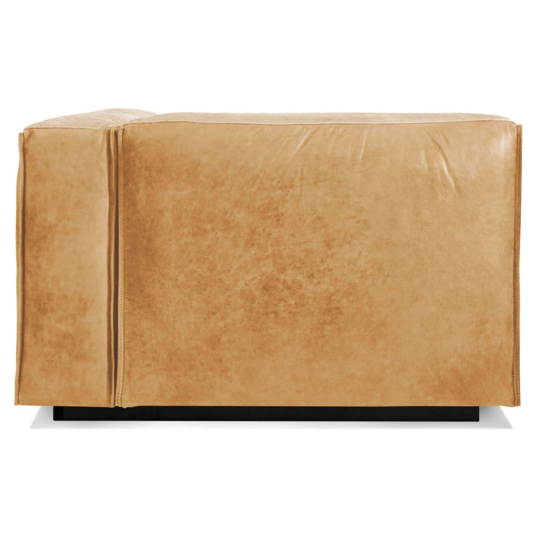 Cleon One Arm Leather Lounge Chair