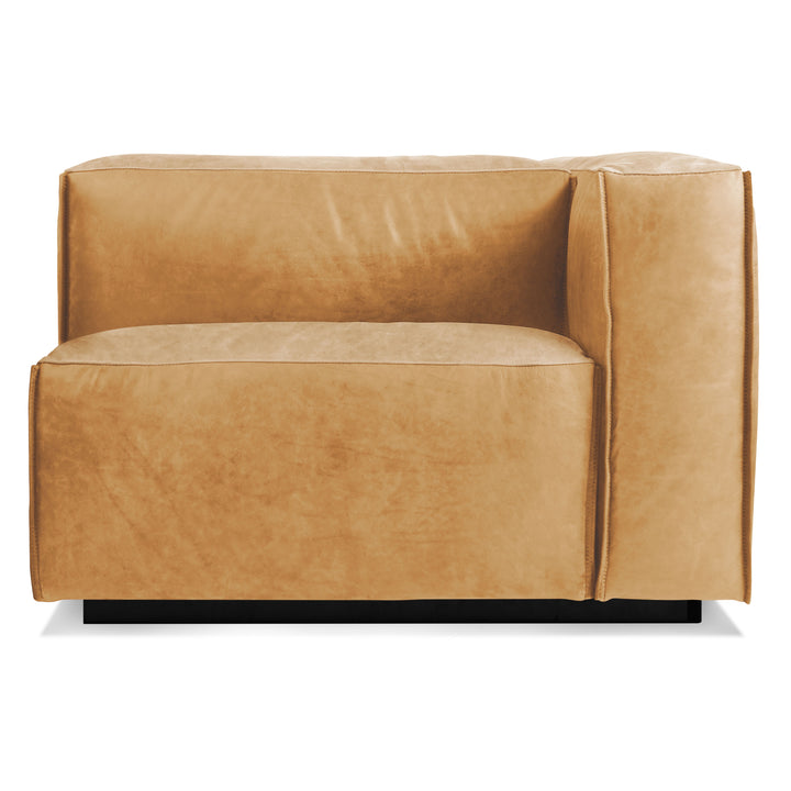 Cleon One Arm Leather Lounge Chair