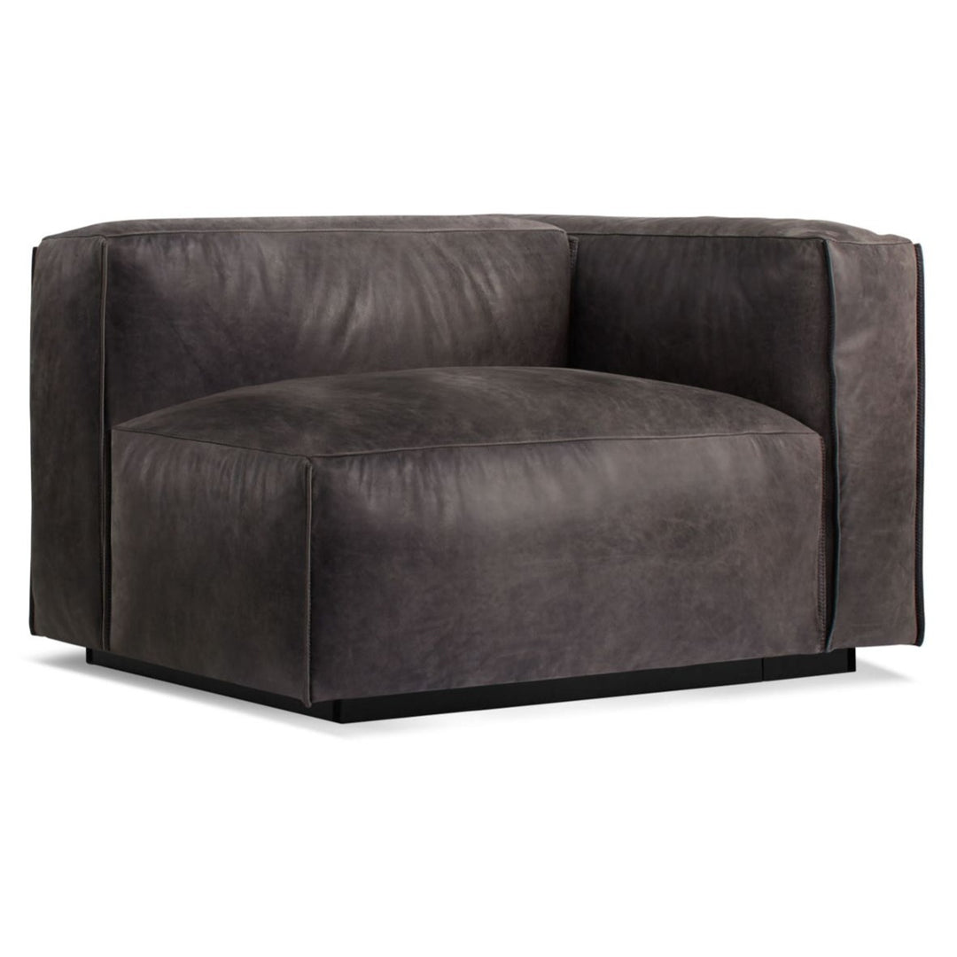 Cleon One Arm Leather Lounge Chair