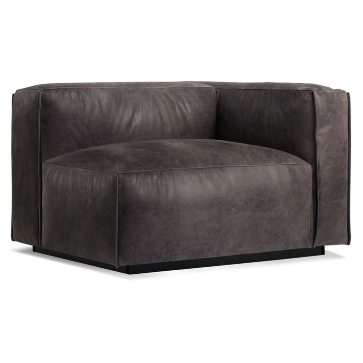 Cleon One Arm Leather Lounge Chair