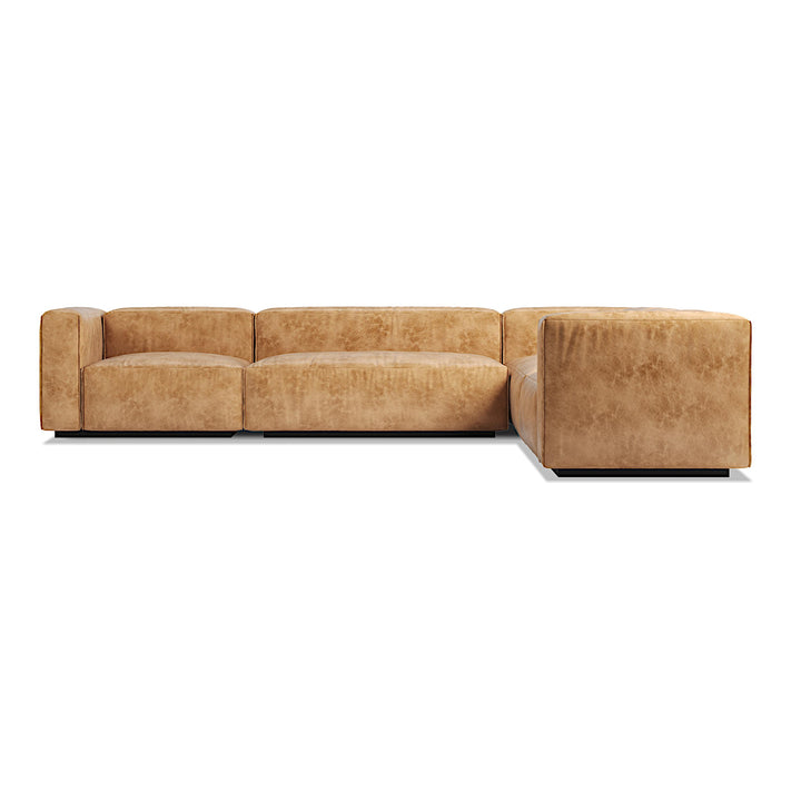 Cleon Large Leather Sectional Sofa