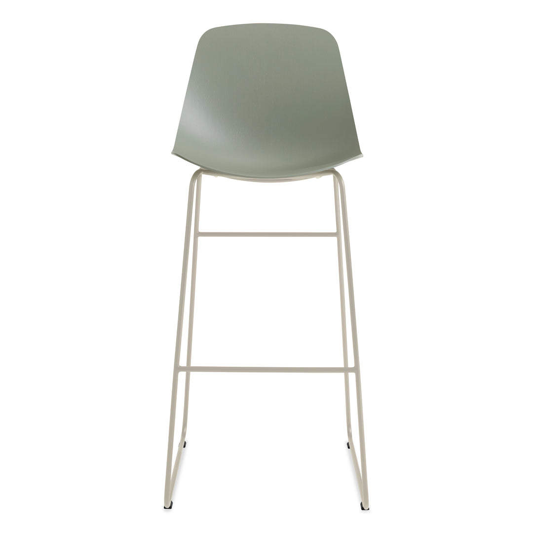 Clean Cut Barstool with Sled Leg