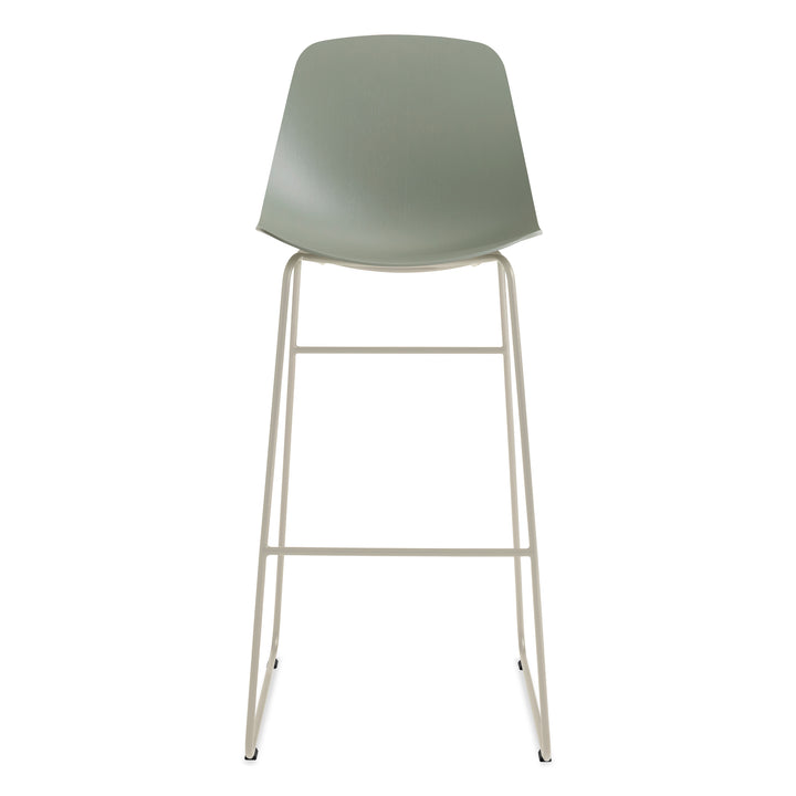 Clean Cut Barstool with Sled Leg