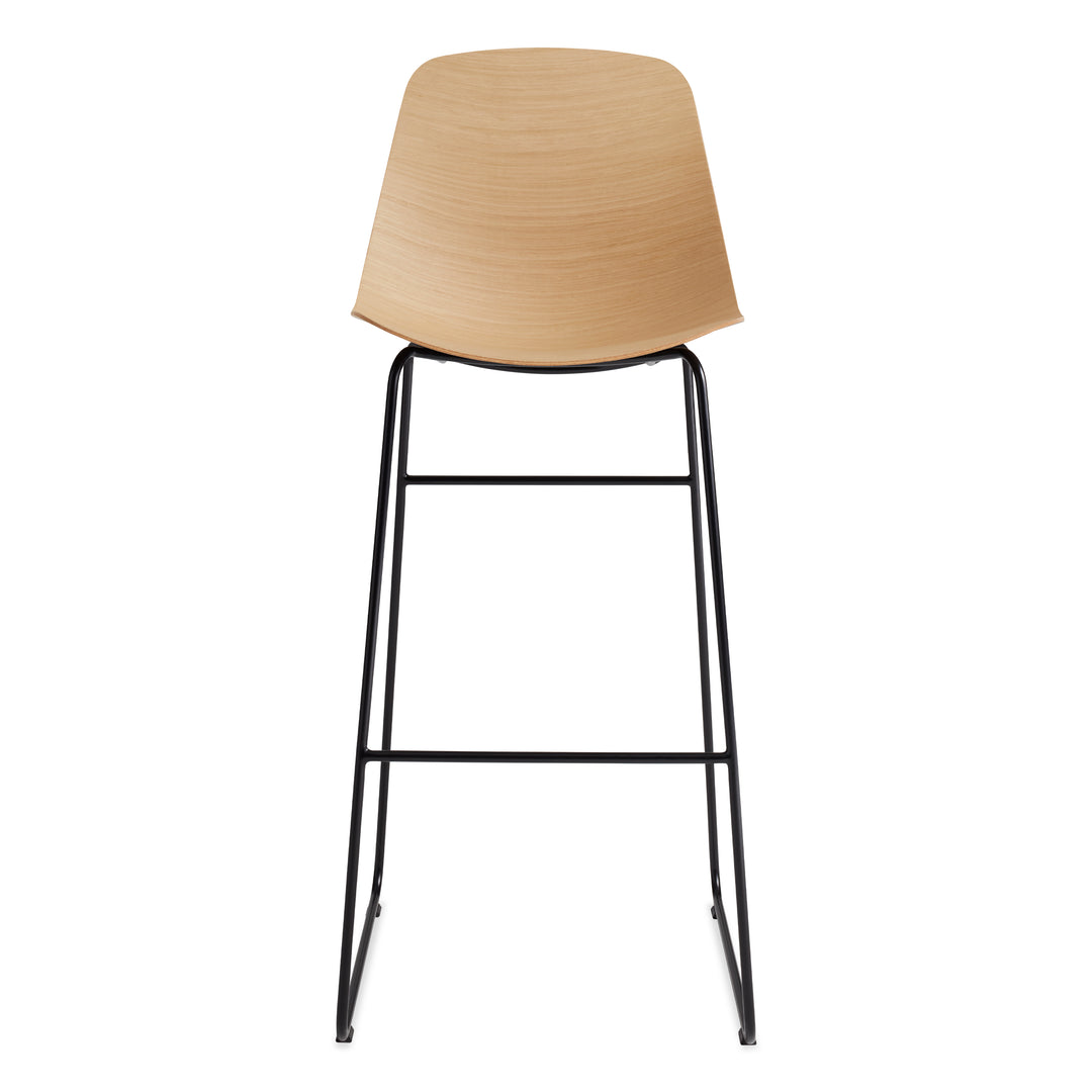Clean Cut Barstool with Sled Leg