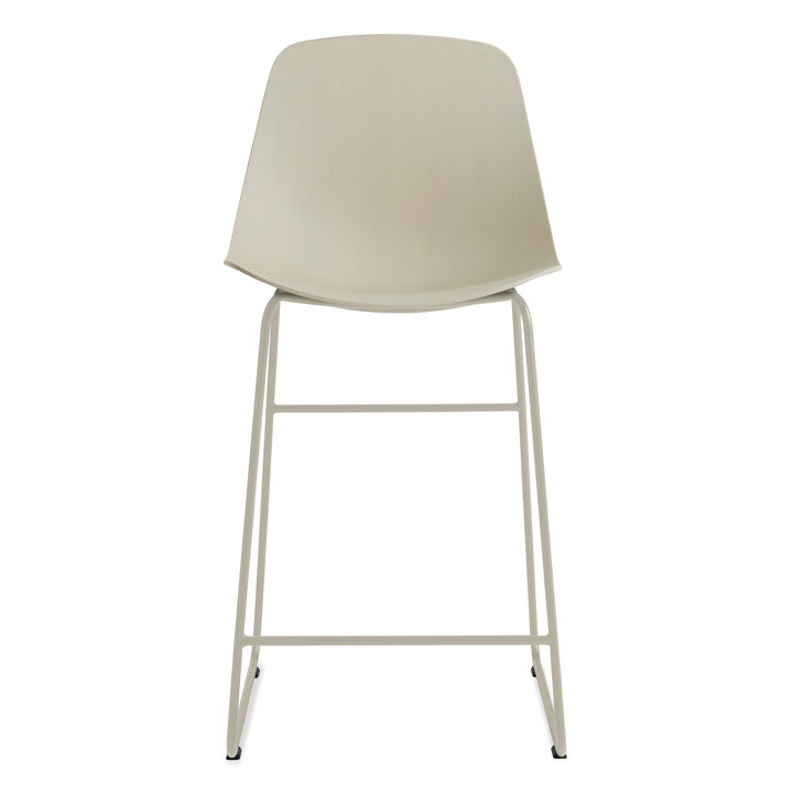 Clean Cut Counter Stool with Sled Leg