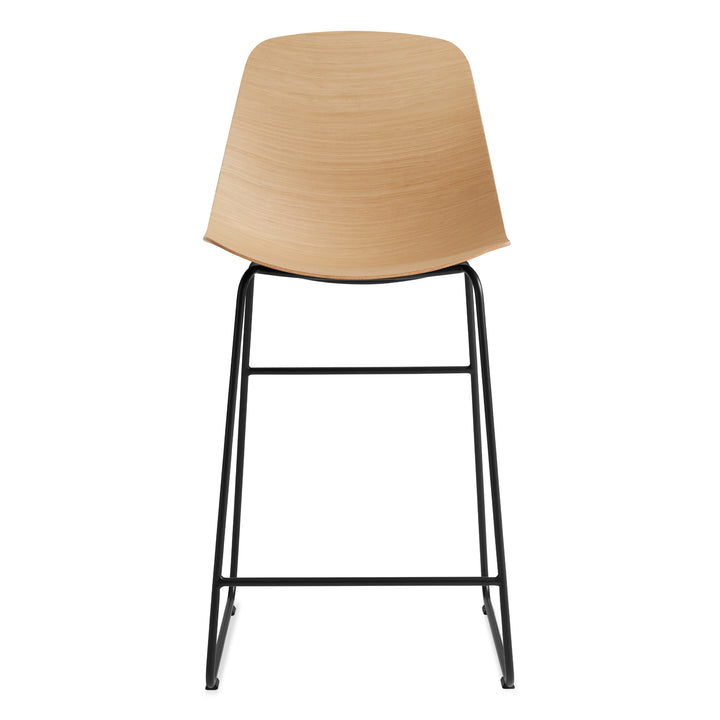 Clean Cut Counter Stool with Sled Leg