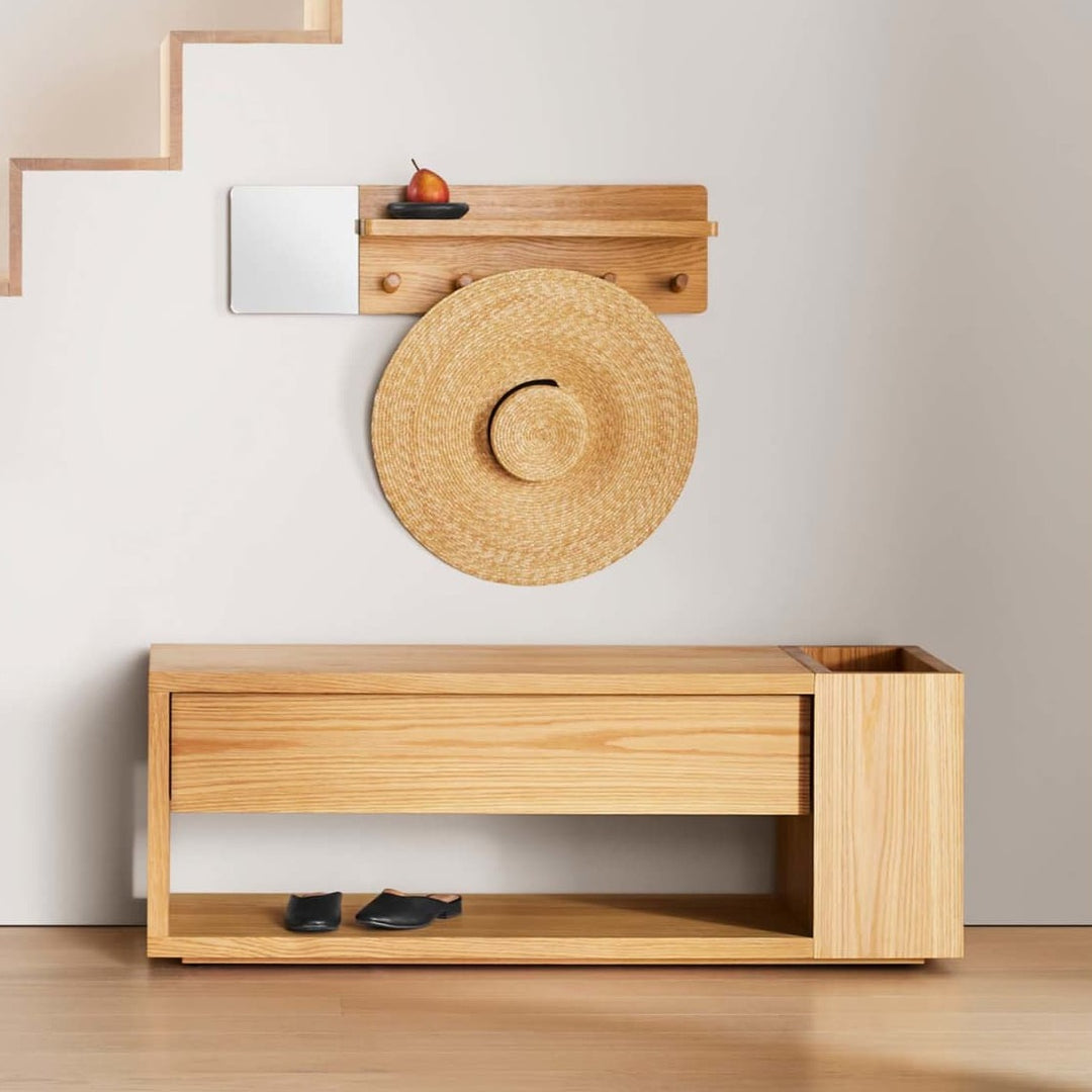 Candid Wall Shelf with Hooks