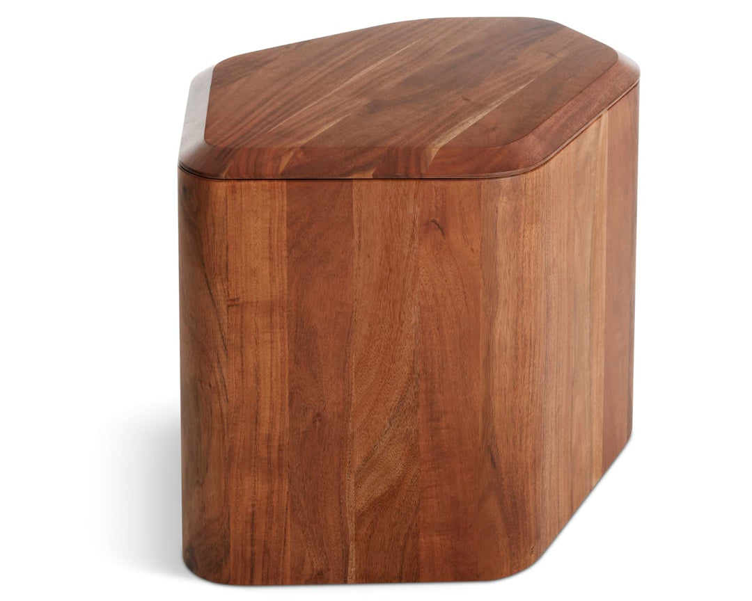 Hoard Tall Side Table with Storage