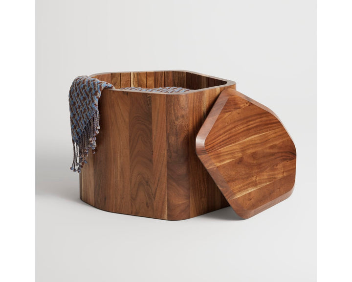 Hoard Tall Side Table with Storage