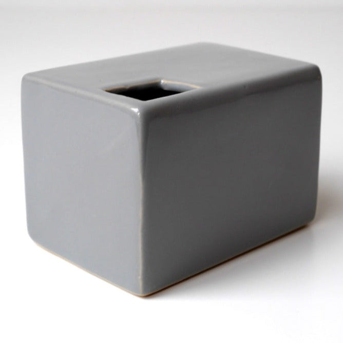 Large Cube Ceramic Bud Vase