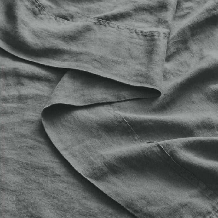 Stone Washed Linen Sheet Set