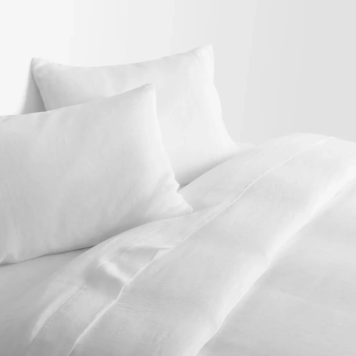 Stone Washed Linen Sheet Set