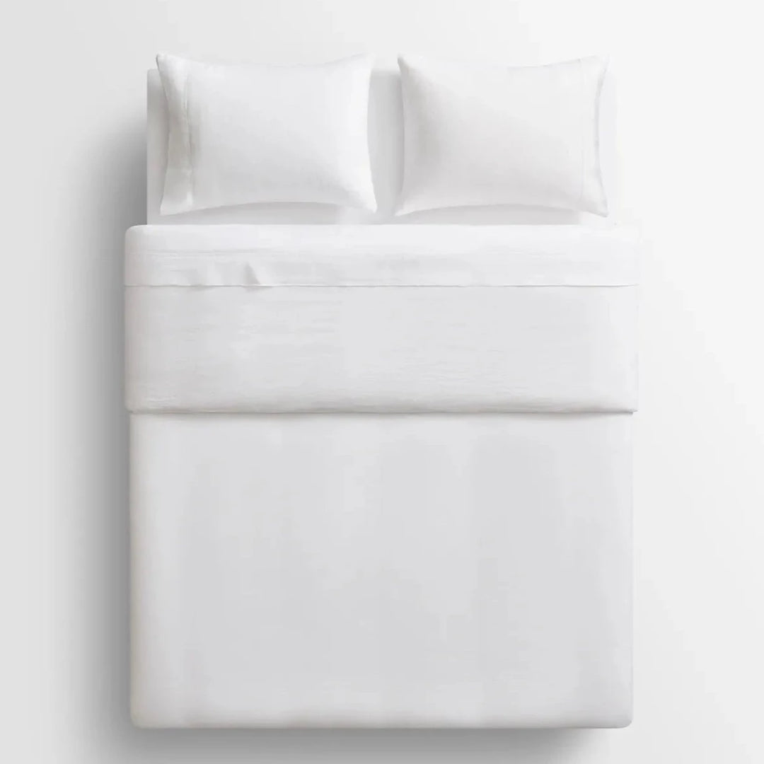 Stone Washed Linen Sheet Set