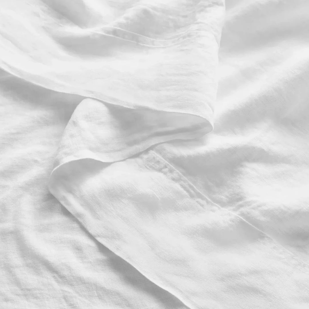 Stone Washed Linen Sheet Set