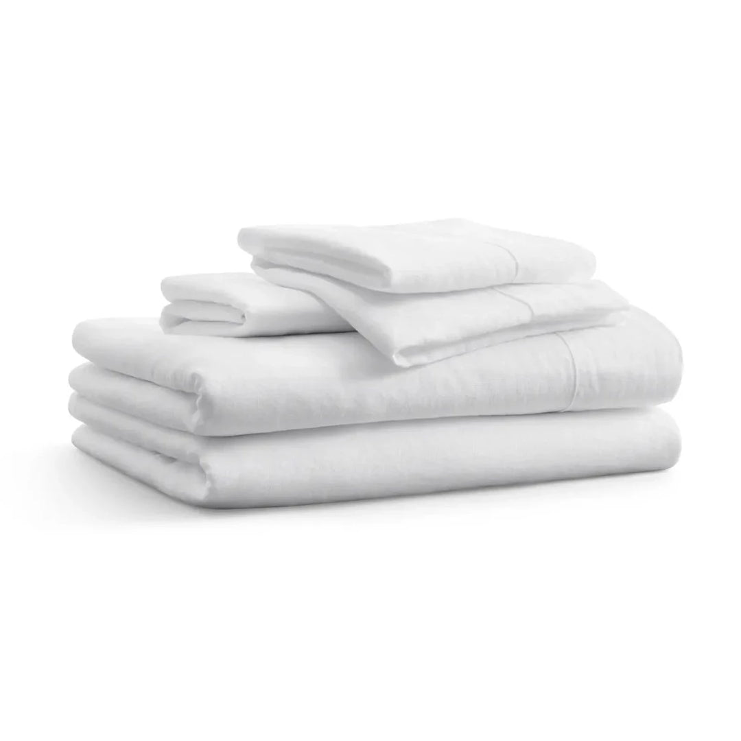 Stone Washed Linen Sheet Set