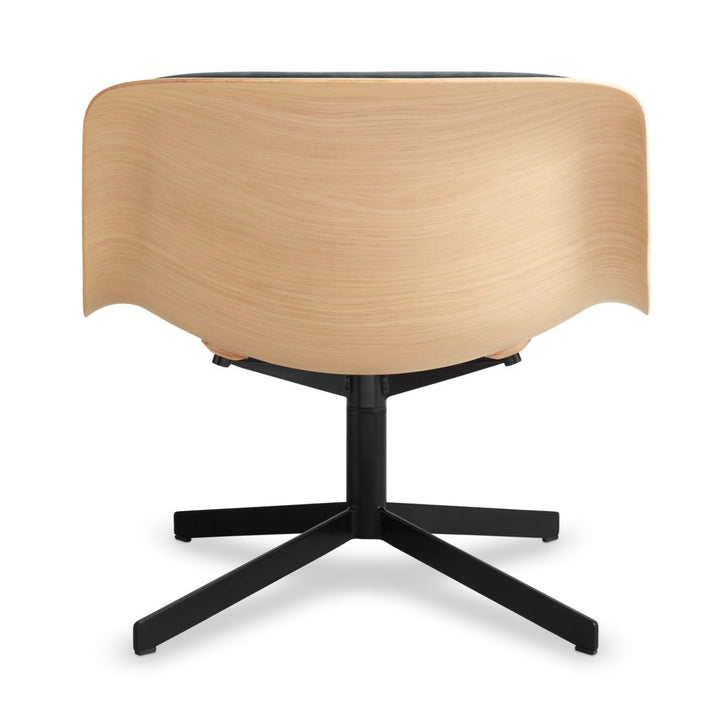 Nonesuch Swivel Leather Lounge Chair