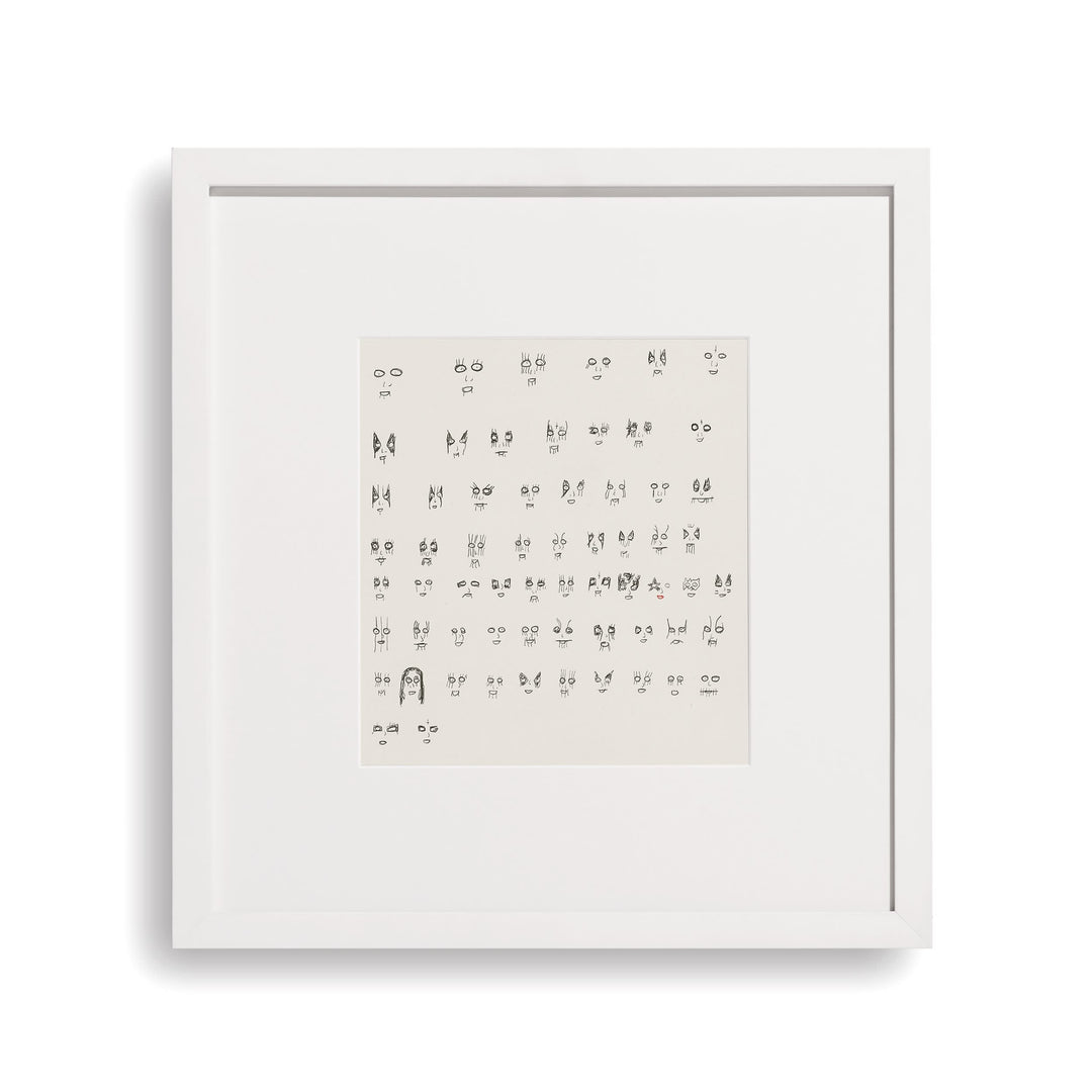 LAND Gallery "Goth Makeup" Framed Print